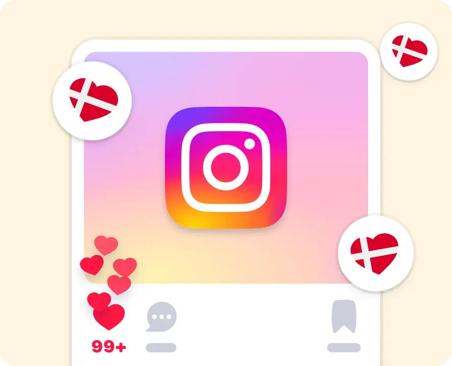 🇩🇰 Danske IG-likes