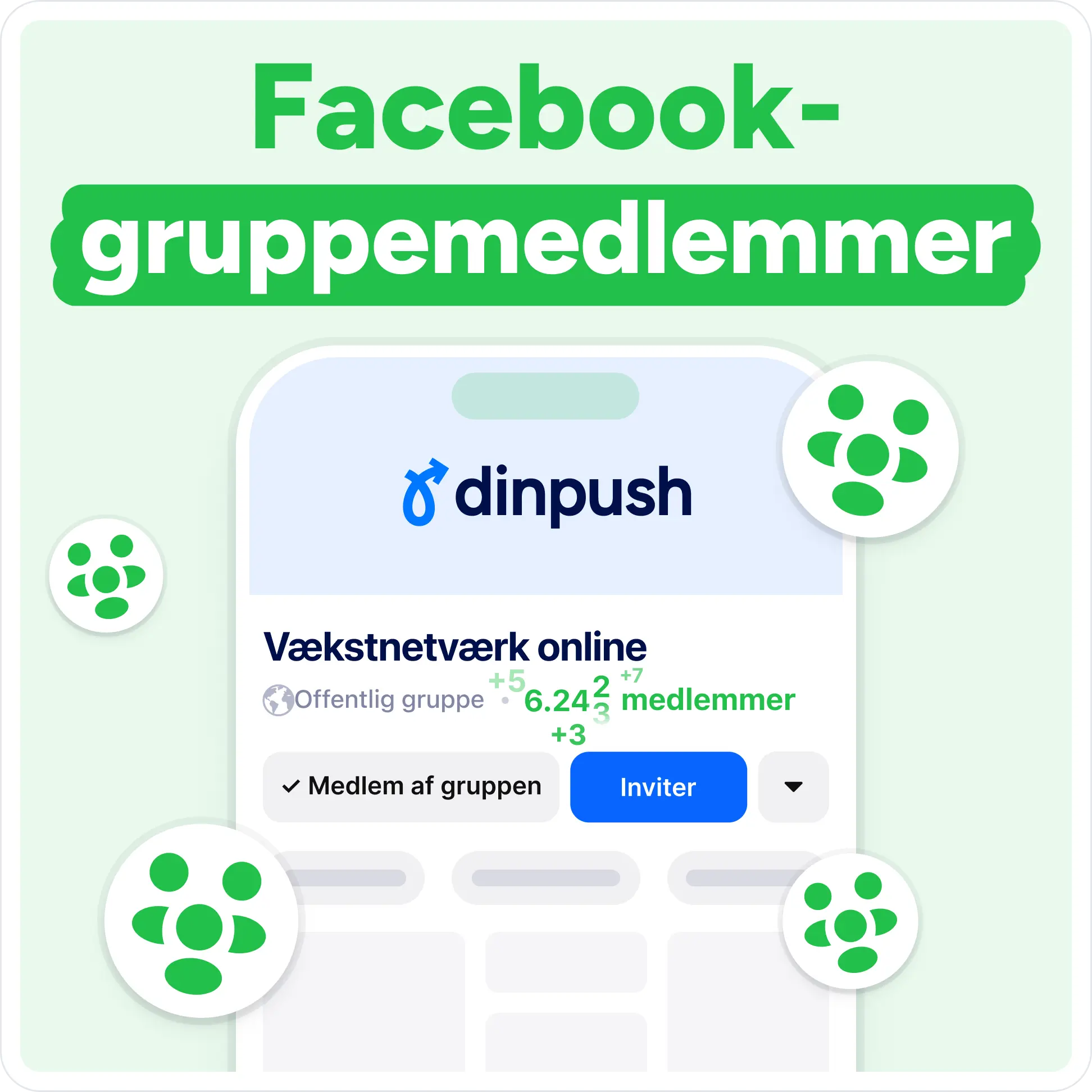Køb Facebook Gruppemedlemmer Mockup