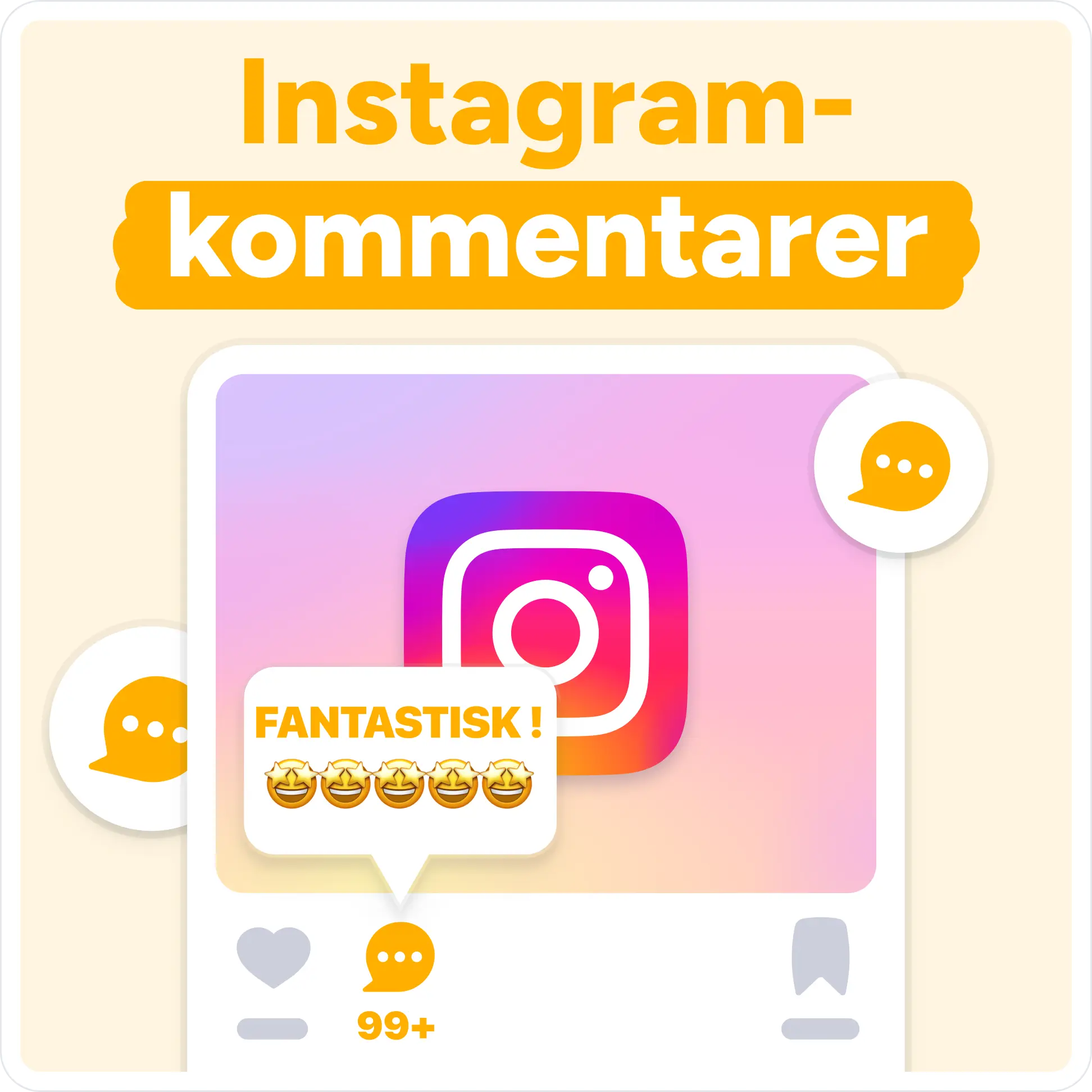 Køb Instagram Kommentarer Mockup