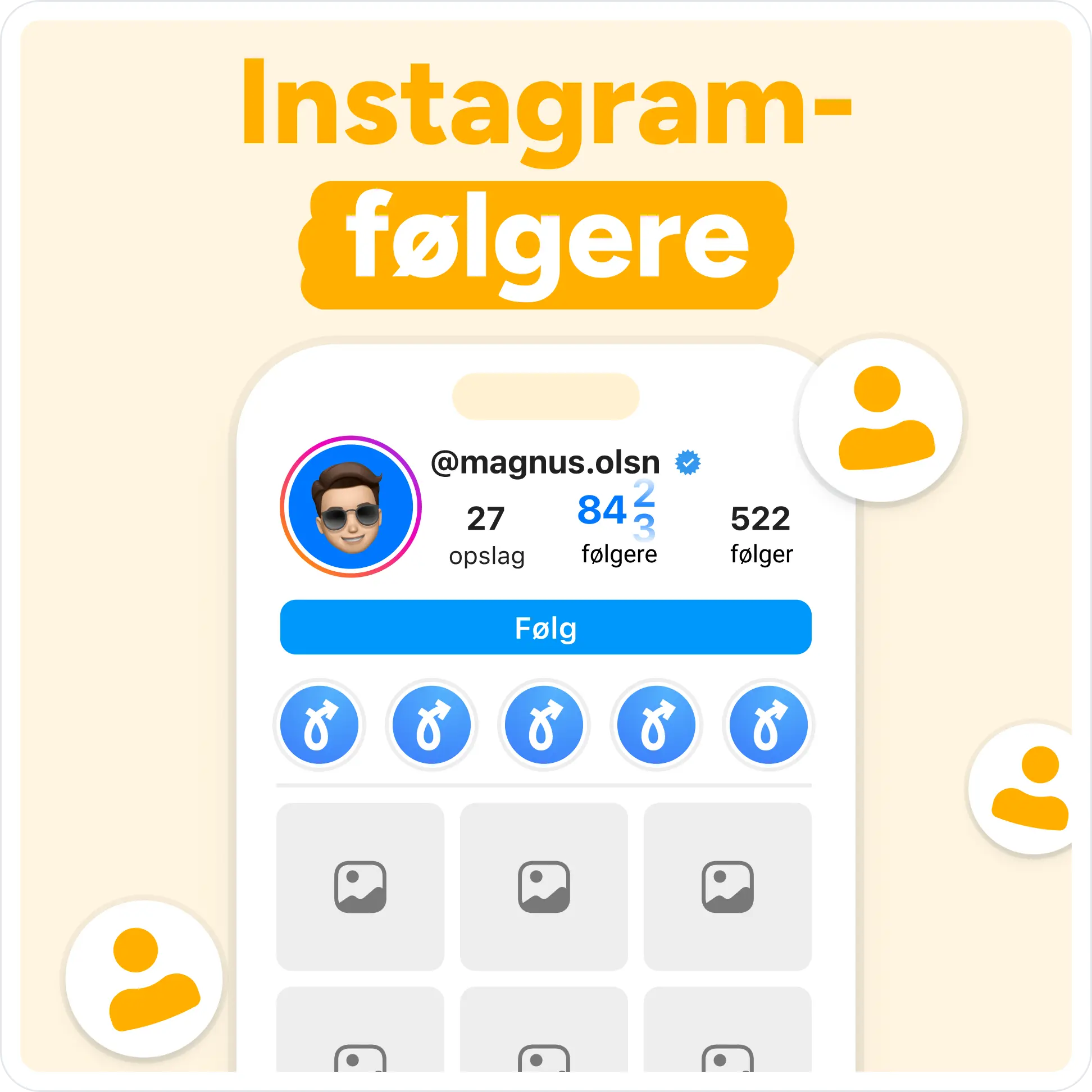 Køb Instagram Følgere Mockup