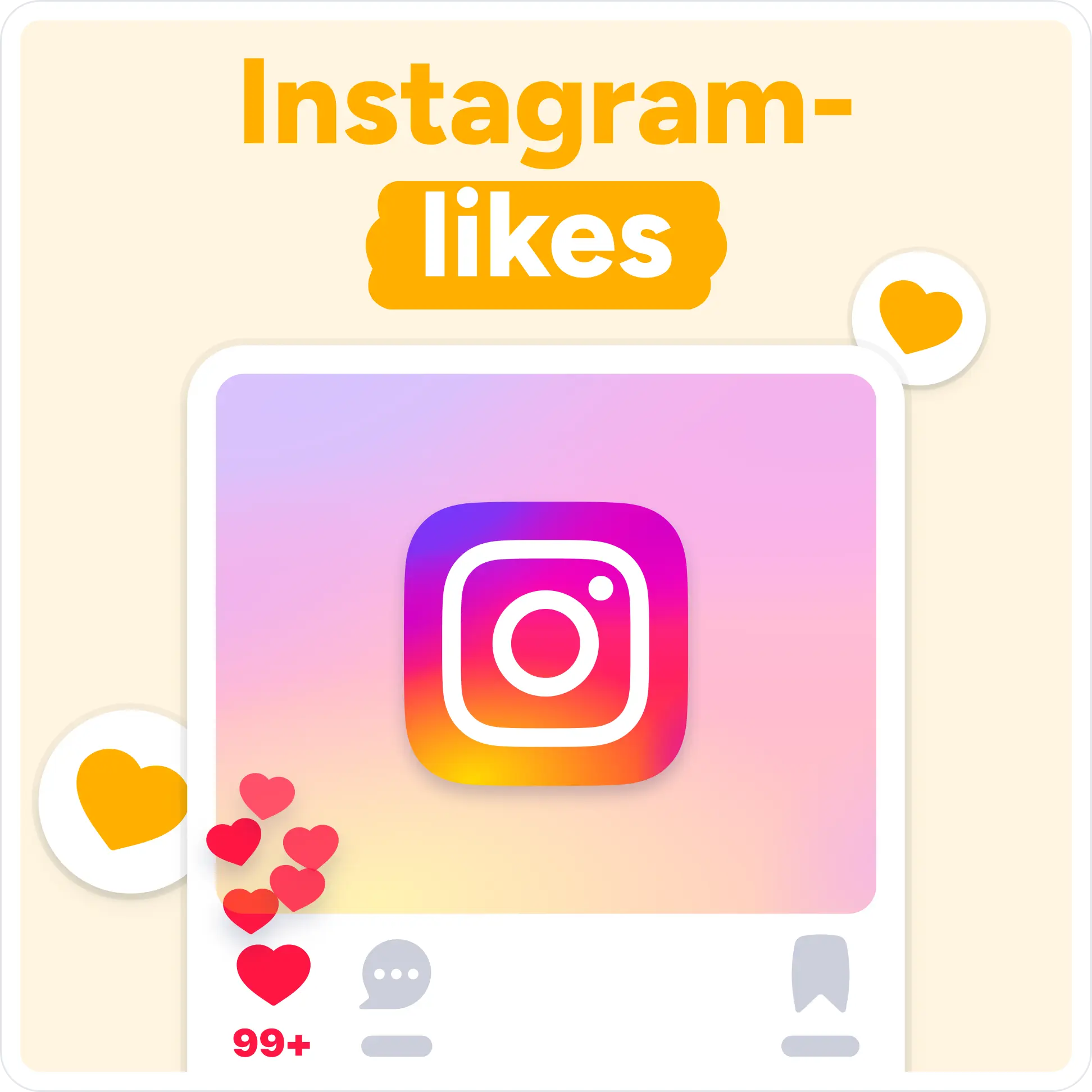Køb Instagram Likes Mockup